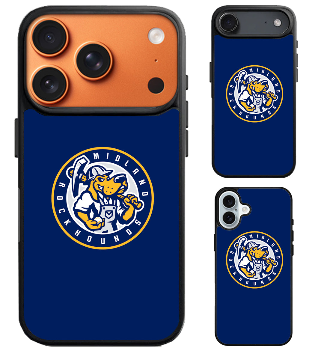 Midland RockHounds Logo iPhone Air | iPhone 17 | 17 Pro | 17 Pro Max Case