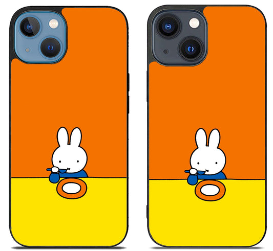 Miffy The Rabbit Eating iPhone 15 | iPhone 15 Plus Case