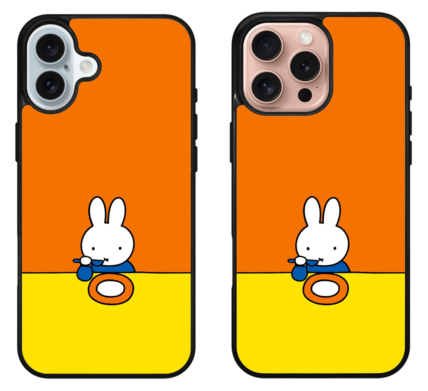 Miffy The Rabbit Eating iPhone 16 | 16 Plus | 16 Pro | 16 Pro Max Case