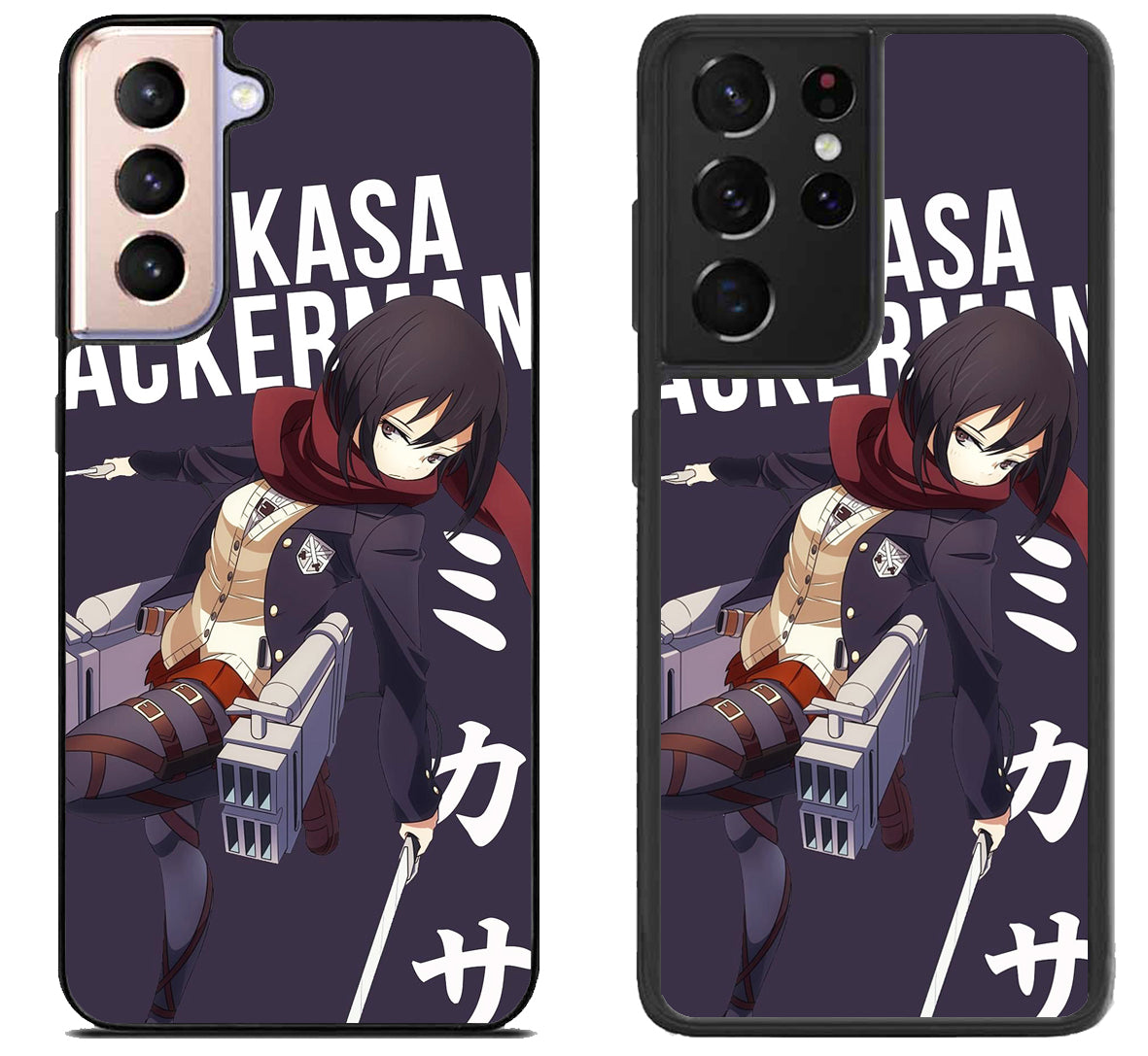 Mikasa Ackerman Attack on Titan Anime Samsung Galaxy S21 | S21 FE | S21+ | S21 Ultra Case