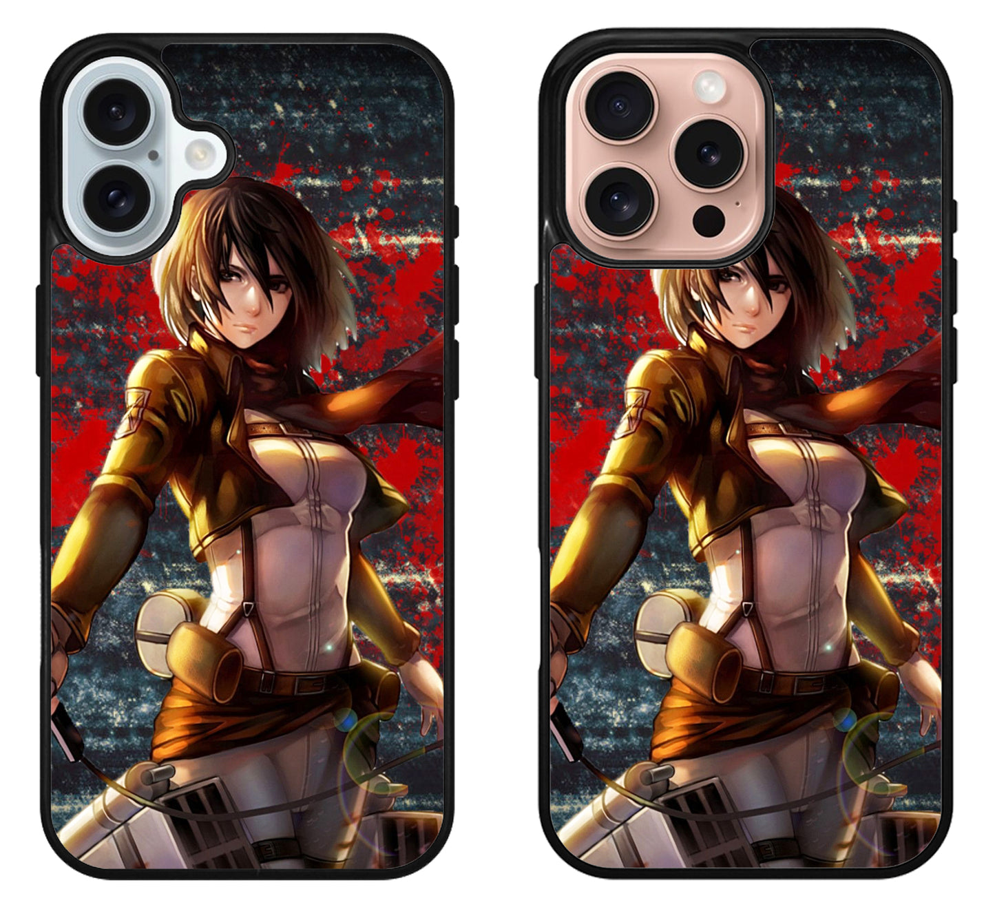 Mikasa Ackerman Attack on Titan Cute iPhone 16 | 16 Plus | 16 Pro | 16 Pro Max Case