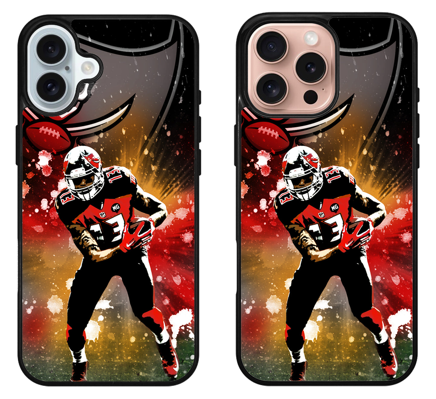 Mike Evans NFL Artwork iPhone 16 | 16 Plus | 16 Pro | 16 Pro Max Case