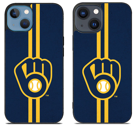 Milwaukee Brewers Stripe iPhone 15 | iPhone 15 Plus Case