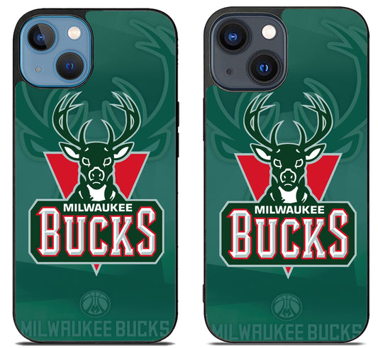 Milwaukee Bucks Background iPhone 15 | iPhone 15 Plus Case