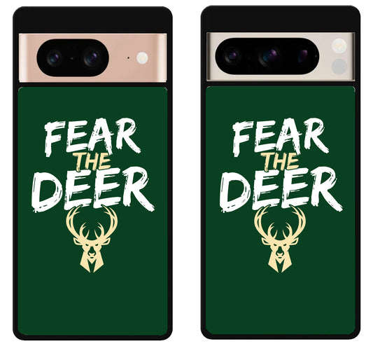 Milwaukee Bucks Fear The Deer Logo Google Pixel 8 | 8 Pro Case