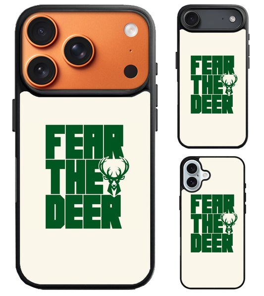 Milwaukee Bucks Fear The Deer iPhone Air | iPhone 17 | 17 Pro | 17 Pro Max Case