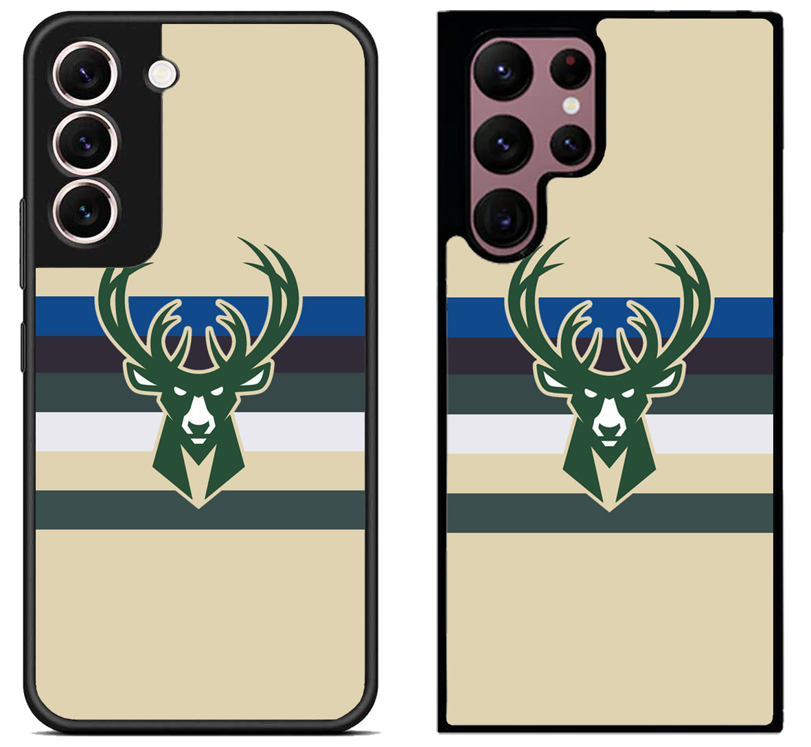 Milwaukee Bucks Stripe Samsung Galaxy S22 | S22+ | S22 Ultra Case