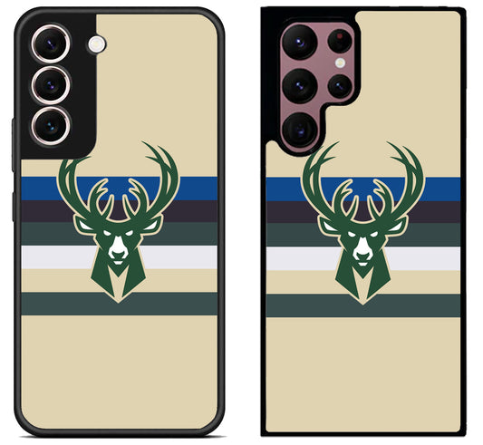Milwaukee Bucks Stripe Samsung Galaxy S22 | S22+ | S22 Ultra Case