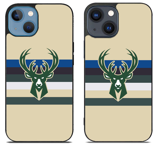 Milwaukee Bucks Stripe iPhone 15 | iPhone 15 Plus Case