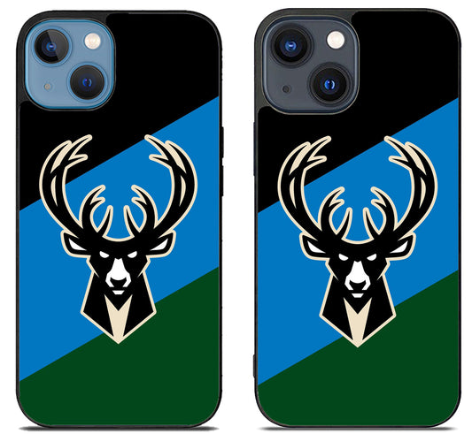 Milwaukee Bucks Tricolor iPhone 15 | iPhone 15 Plus Case