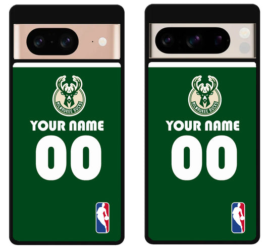Custom Personalized Milwaukee Bucks NBA Google Pixel 8 | 8 Pro Case