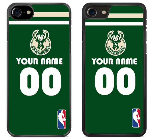 Custom Personalized Milwaukee Bucks NBA iPhone SE 2020 | iPhone SE 2022 Case