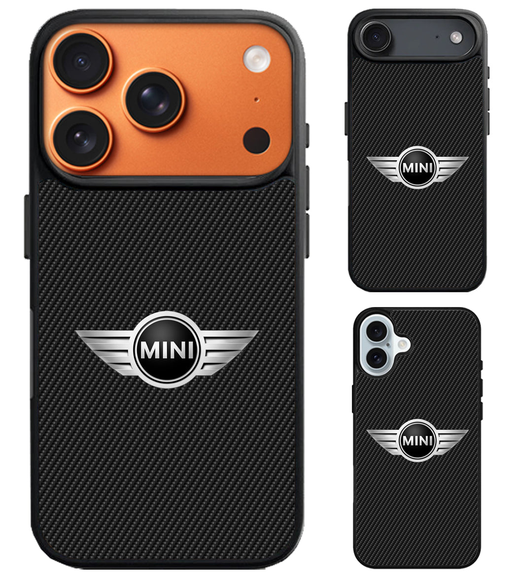 Mini Cooper Black Carbon iPhone Air | iPhone 17 | 17 Pro | 17 Pro Max Case