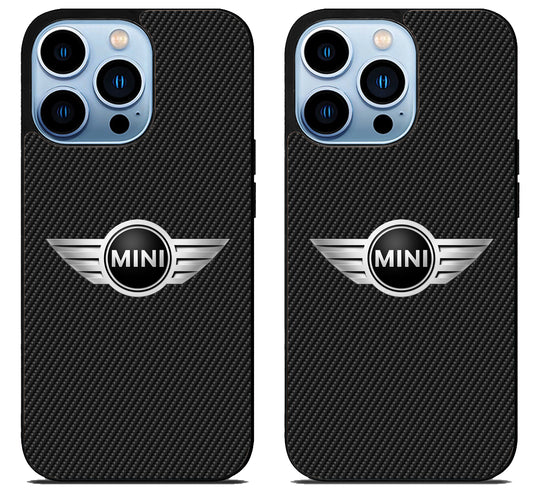 Mini Cooper Black Carbon iPhone 15 Pro | iPhone 15 Pro Max Case