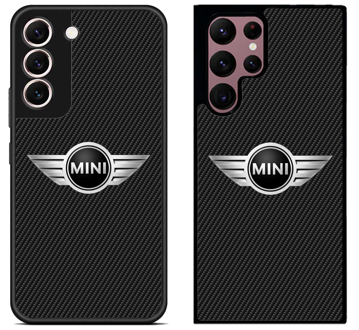 Mini Cooper Black Carbon Samsung Galaxy S22 | S22+ | S22 Ultra Case