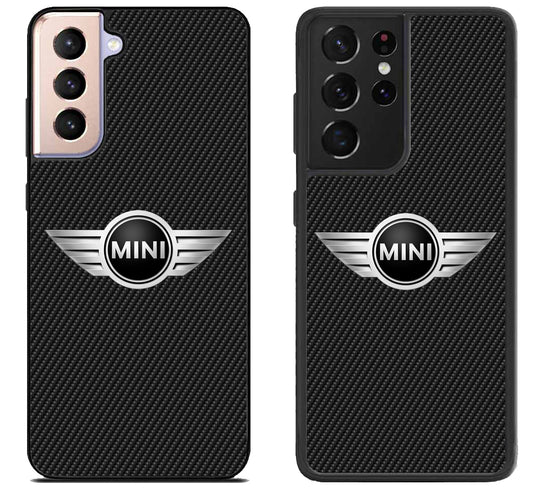 Mini Cooper Black Carbon Samsung Galaxy S21 | S21 FE | S21+ | S21 Ultra Case