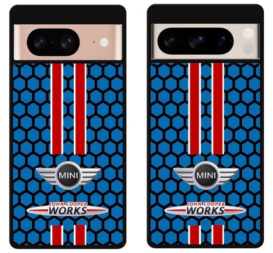 Mini Cooper Blue Hexagon Google Pixel 8 | 8 Pro Case
