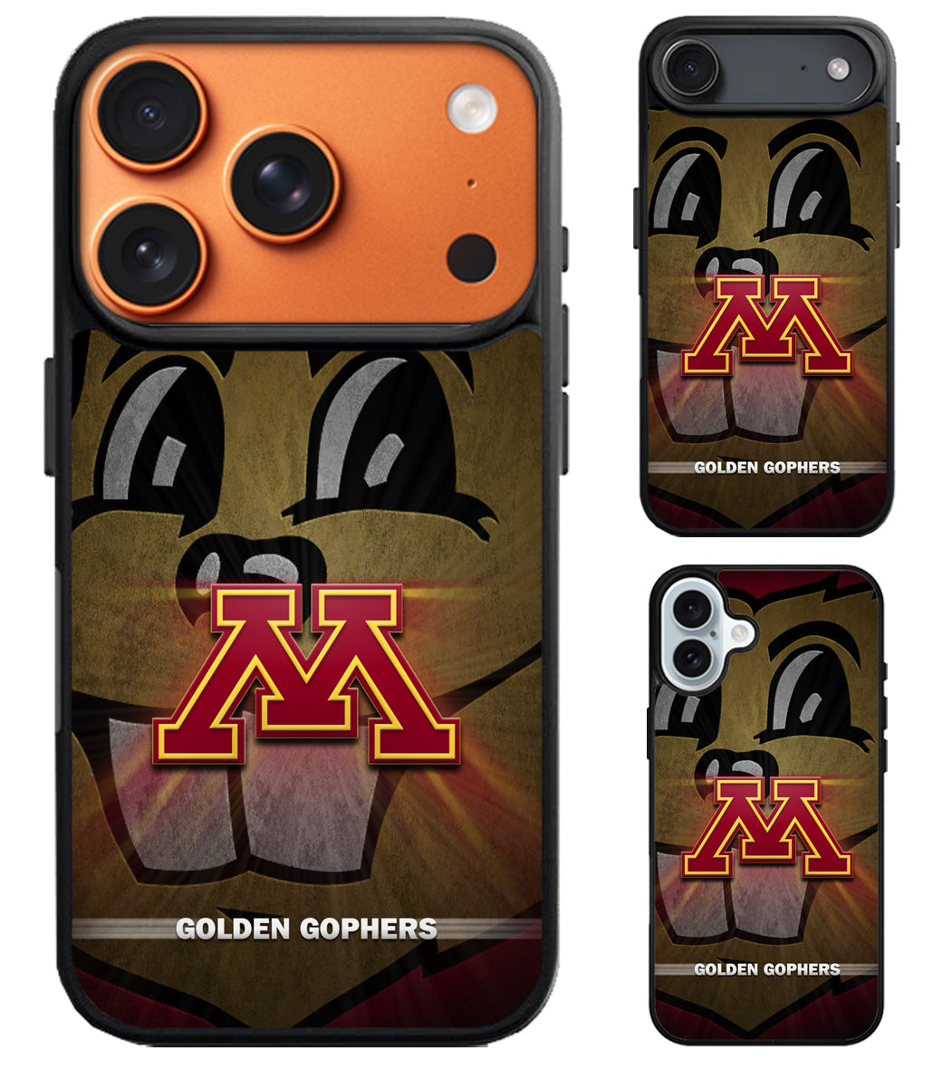Minnesota Golden Gophers Background iPhone Air | iPhone 17 | 17 Pro | 17 Pro Max Case
