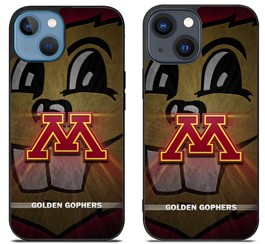 Minnesota Golden Gophers Background iPhone 15 | iPhone 15 Plus Case
