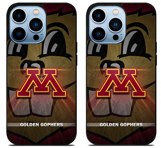 Minnesota Golden Gophers Background iPhone 15 Pro | iPhone 15 Pro Max Case