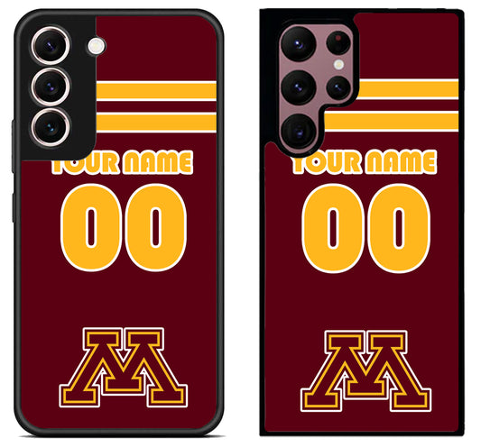 Custom Personalized Minnesota Golden Gophers Samsung Galaxy S22 | S22+ | S22 Ultra Case