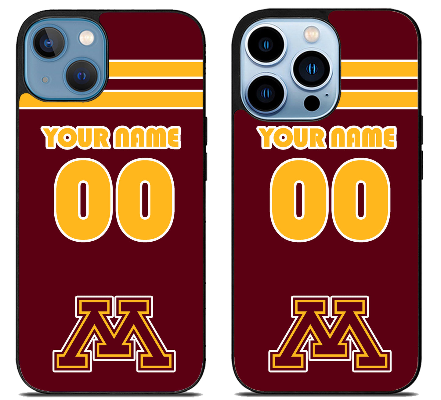 Custom Personalized Minnesota Golden Gophers iPhone 13 | 13 Mini | 13 Pro | 13 Pro Max Case