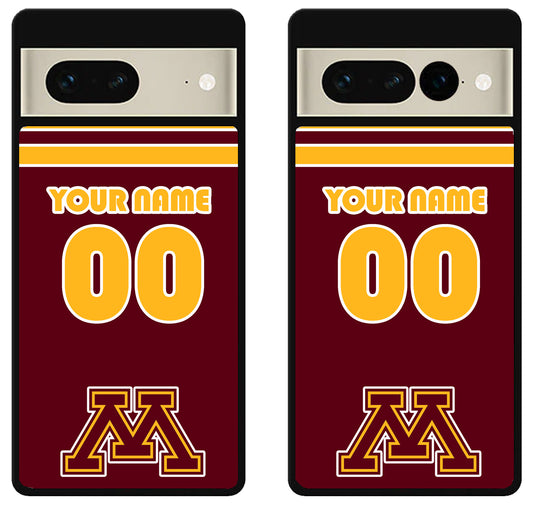 Custom Personalized Minnesota Golden Gophers Google Pixel 7 | 7 Pro Case