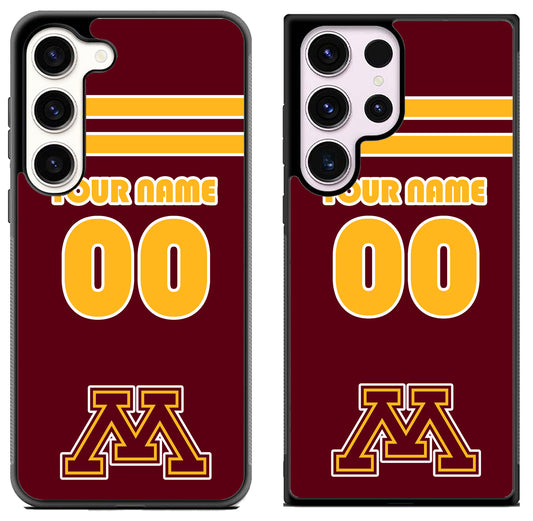 Custom Personalized Minnesota Golden Gophers Samsung Galaxy S23 | S23+ | S23 Ultra Case
