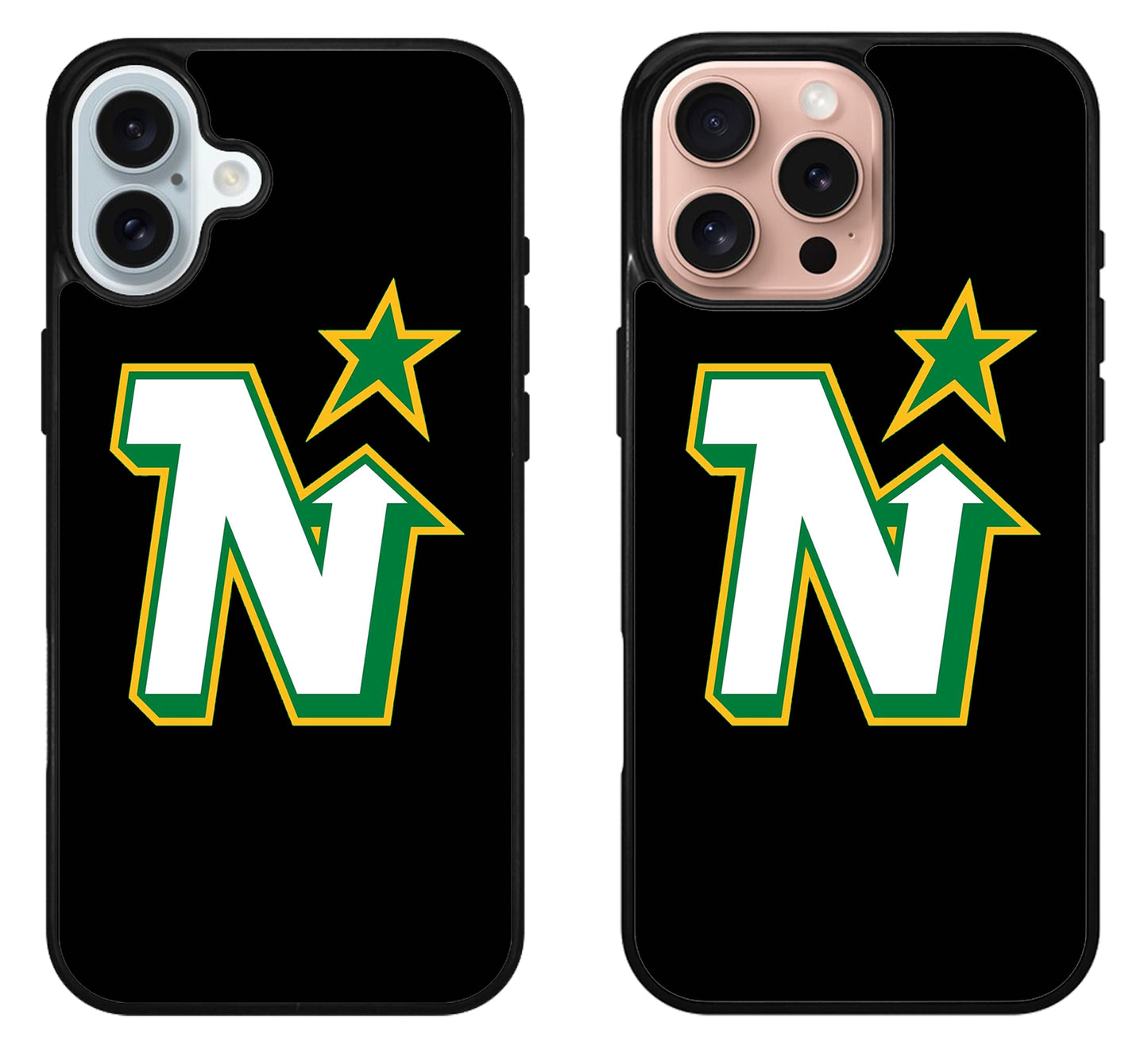 Minnesota North Stars Black iPhone 16 | 16 Plus | 16 Pro | 16 Pro Max Case