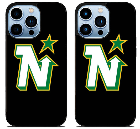 Minnesota North Stars Black iPhone 15 Pro | iPhone 15 Pro Max Case