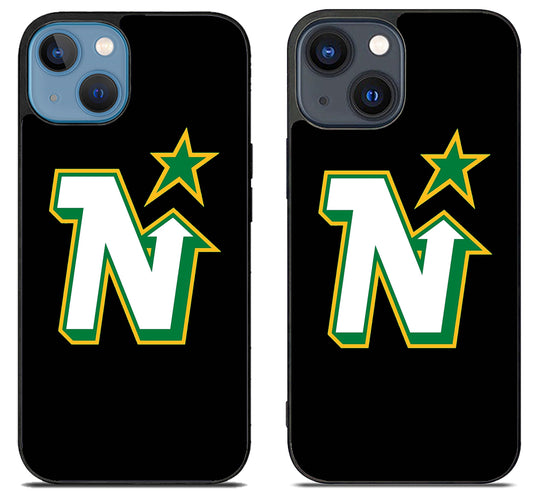 Minnesota North Stars Black iPhone 15 | iPhone 15 Plus Case