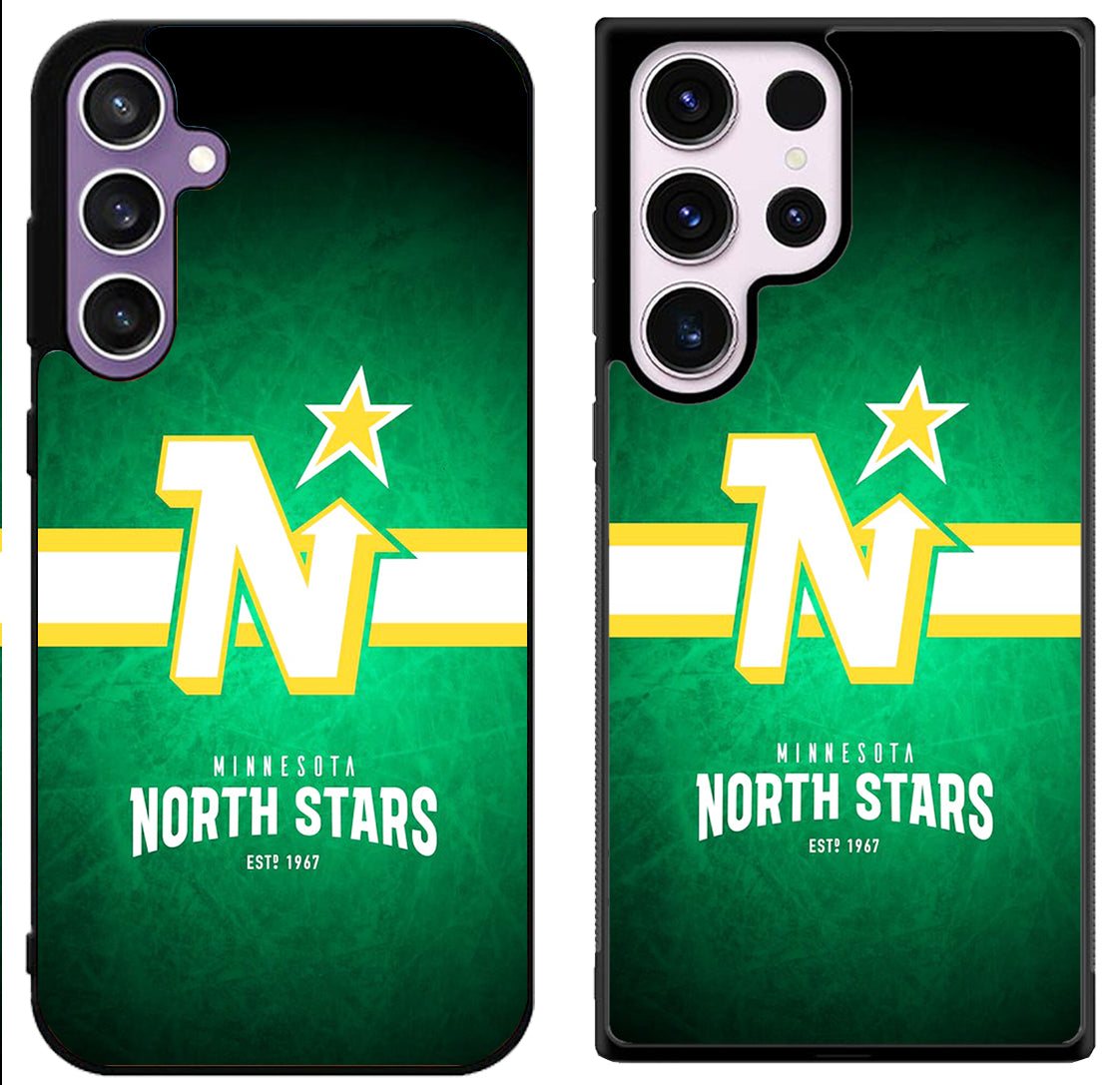 Minnesota North Stars Wallpaper Samsung Galaxy S24 | S24+ | S24 Ultra Case