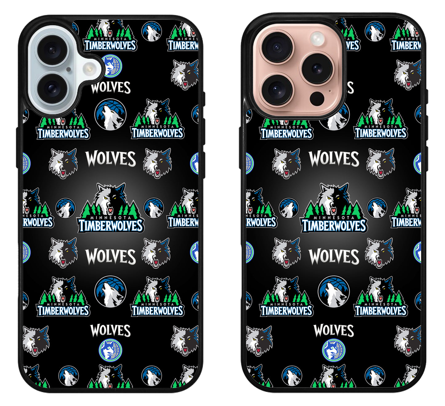 Minnesota Timberwolves Collage iPhone 16 | 16 Plus | 16 Pro | 16 Pro Max Case