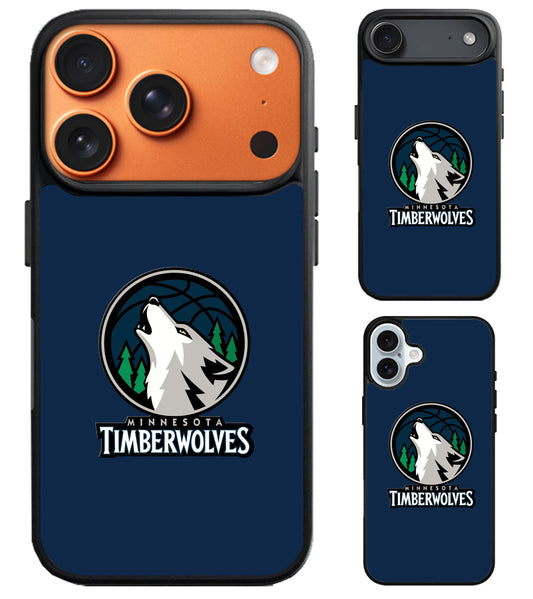 Minnesota Timberwolves Logo iPhone Air | iPhone 17 | 17 Pro | 17 Pro Max Case