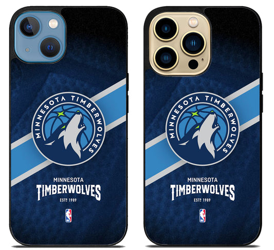 Minnesota Timberwolves NBA iPhone 14 | 14 Plus | 14 Pro | 14 Pro Max Case