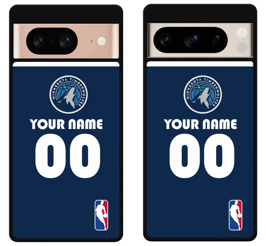 Custom Personalized Minnesota Timberwolves NBA Google Pixel 8 | 8 Pro Case