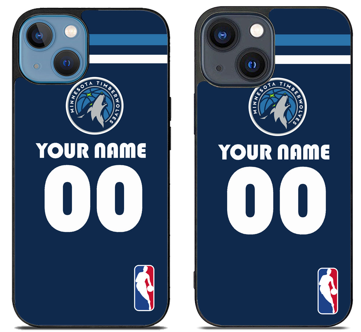 Custom Personalized Minnesota Timberwolves NBA iPhone 15 | iPhone 15 Plus Case