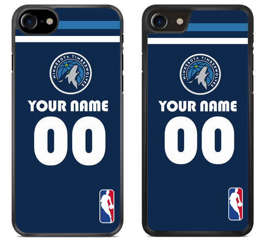 Custom Personalized Minnesota Timberwolves NBA iPhone SE 2020 | iPhone SE 2022 Case