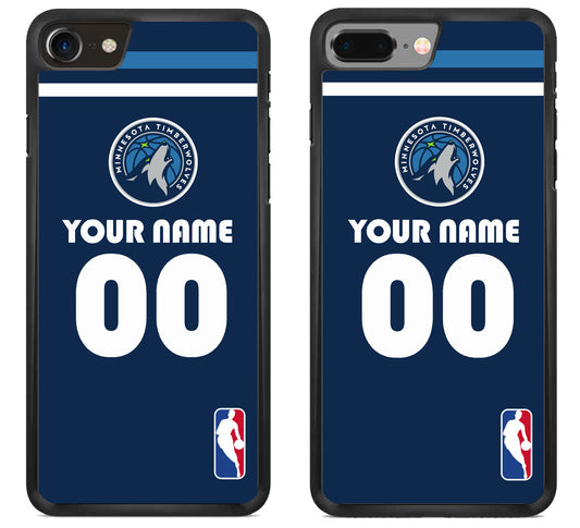 Custom Personalized Minnesota Timberwolves NBA iPhone 8 | 8 Plus Case