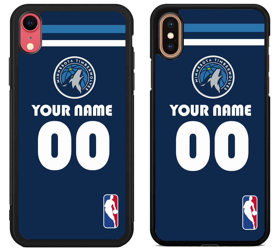 Custom Personalized Minnesota Timberwolves NBA iPhone X | Xs | Xr | Xs Max Case