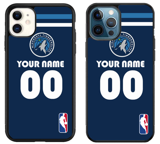 Custom Personalized Minnesota Timberwolves NBA iPhone 11 | 11 Pro | 11 Pro Max Case