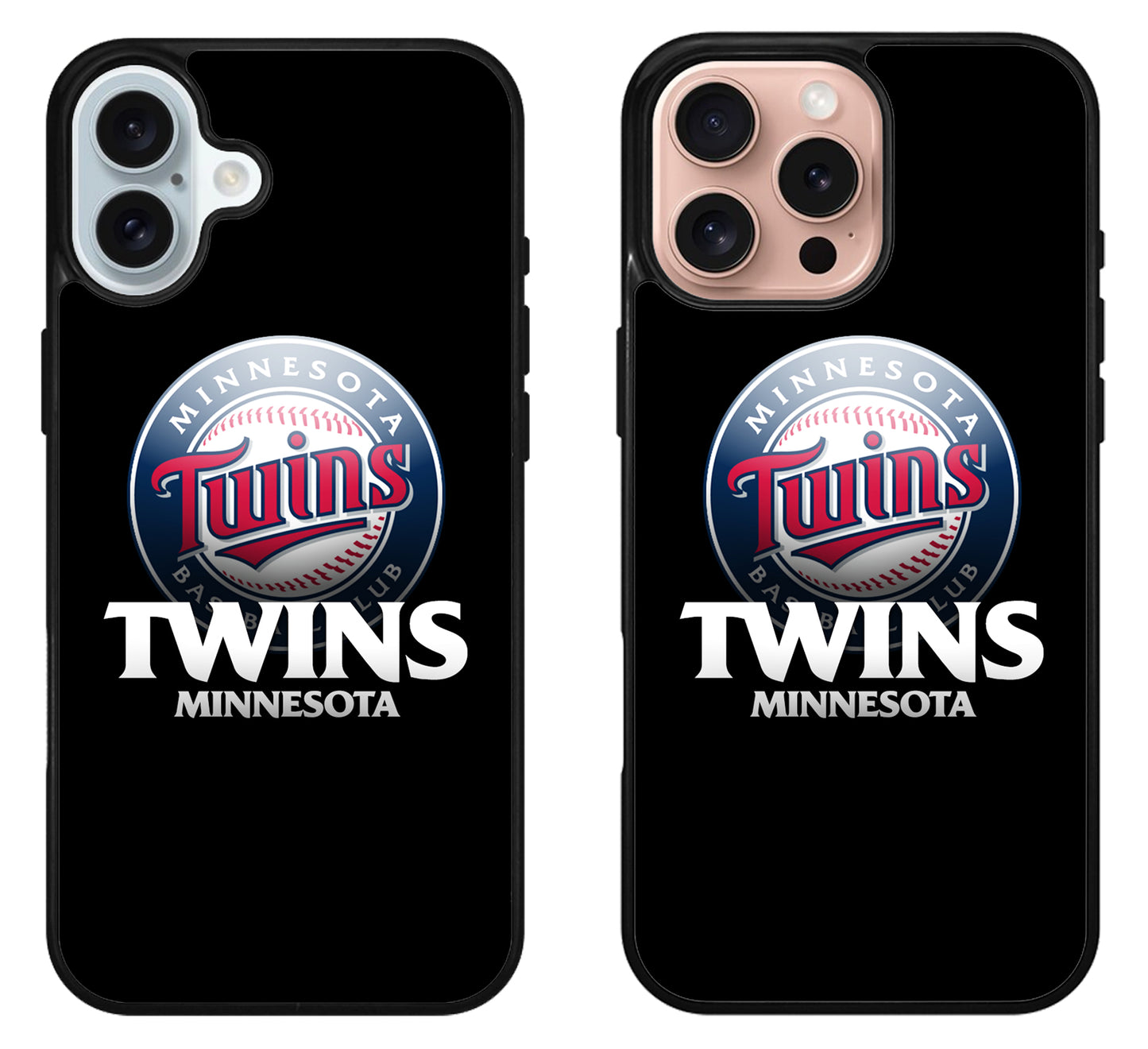 Minnesota Twins Black iPhone 16 | 16 Plus | 16 Pro | 16 Pro Max Case