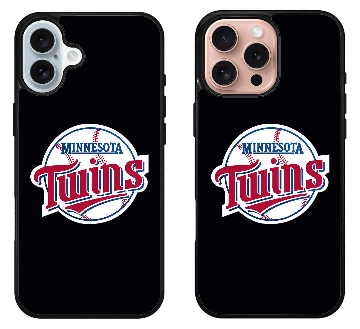 Minnesota Twins Black Cover iPhone 16 | 16 Plus | 16 Pro | 16 Pro Max Case