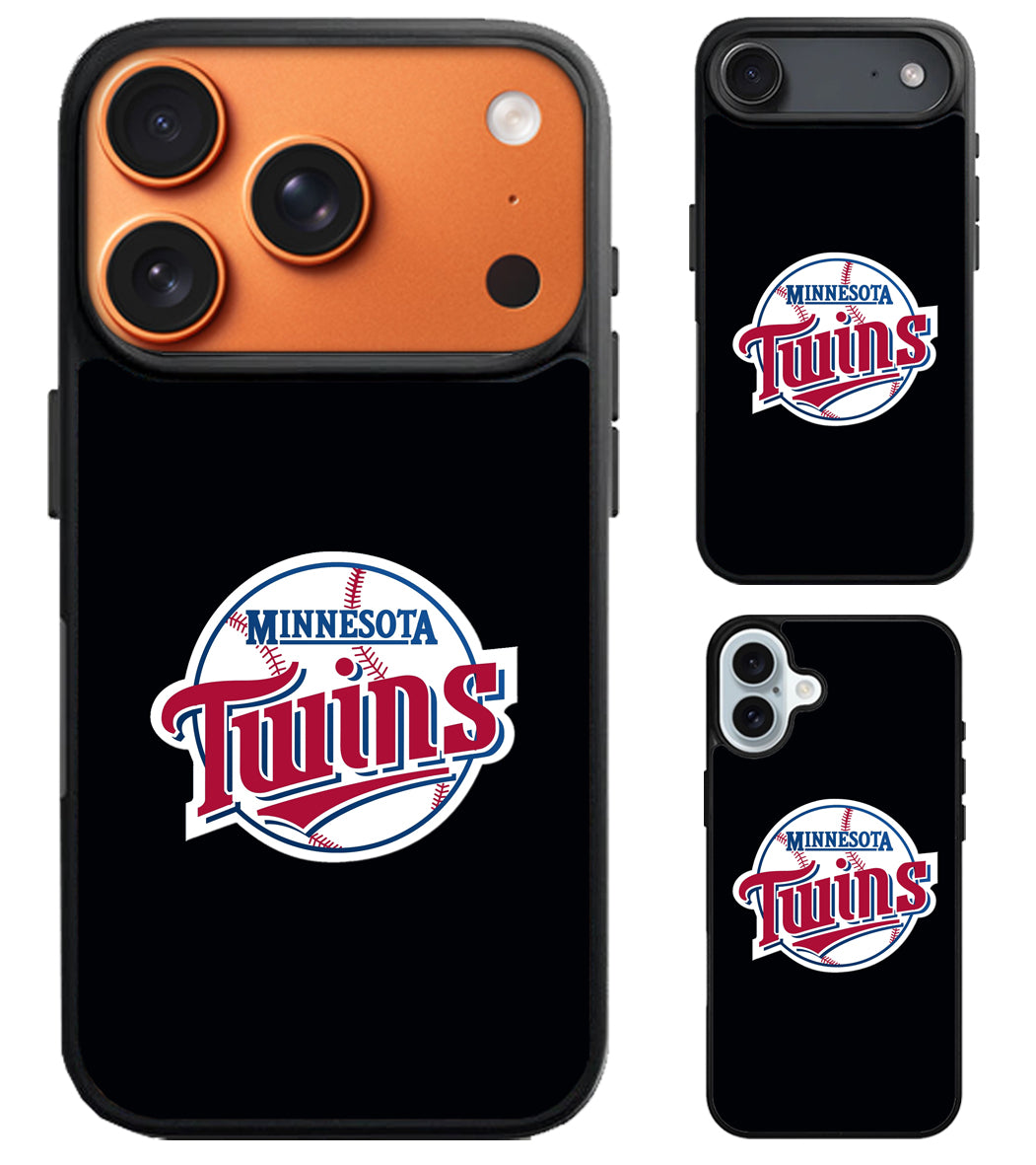 Minnesota Twins Black iPhone Air | iPhone 17 | 17 Pro | 17 Pro Max Case