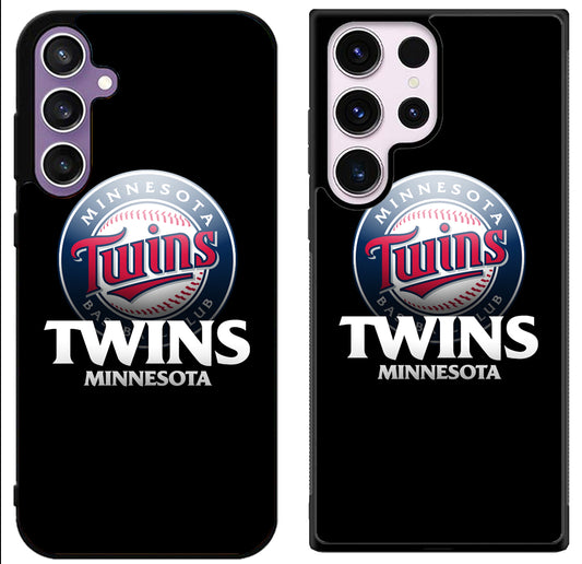 Minnesota Twins Black Samsung Galaxy S24 | S24+ | S24 Ultra Case