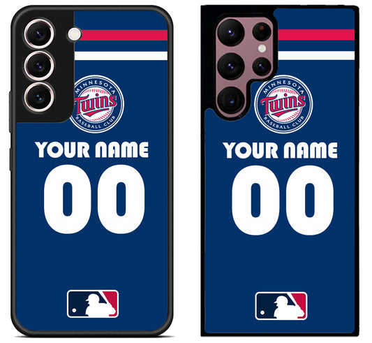 Custom Personalized Minnesota Twins MLB Samsung Galaxy S22 | S22+ | S22 Ultra Case