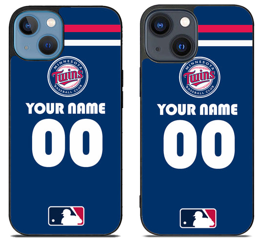 Custom Personalized Minnesota Twins MLB iPhone 15 | iPhone 15 Plus Case