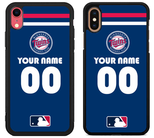 Custom Personalized Minnesota Twins MLB iPhone X | Xs | Xr | Xs Max Case