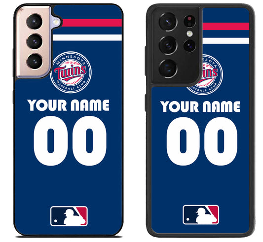 Custom Personalized Minnesota Twins MLB Samsung Galaxy S21 | S21 FE | S21+ | S21 Ultra Case