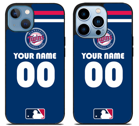 Custom Personalized Minnesota Twins MLB iPhone 13 | 13 Mini | 13 Pro | 13 Pro Max Case